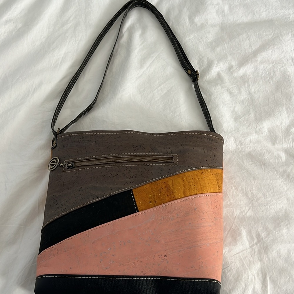 NWOT Cole Klutch Color Block Satchel - Picture 6 of 9